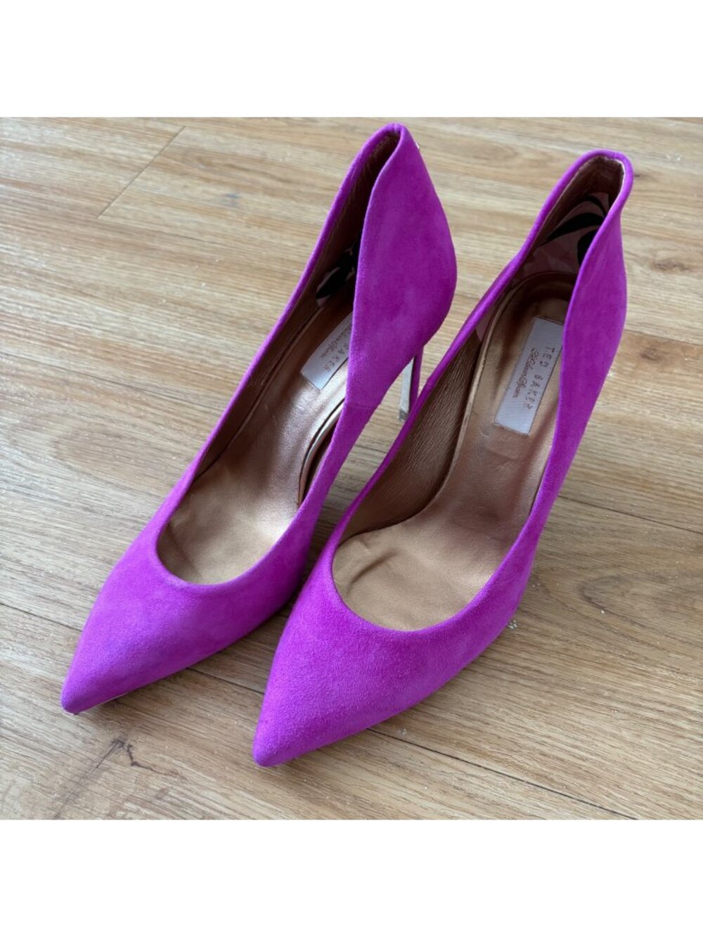 Ted Baker Savio Pointed Toe Stiletto Heel Shoes Fuchsia Women’s Size 40